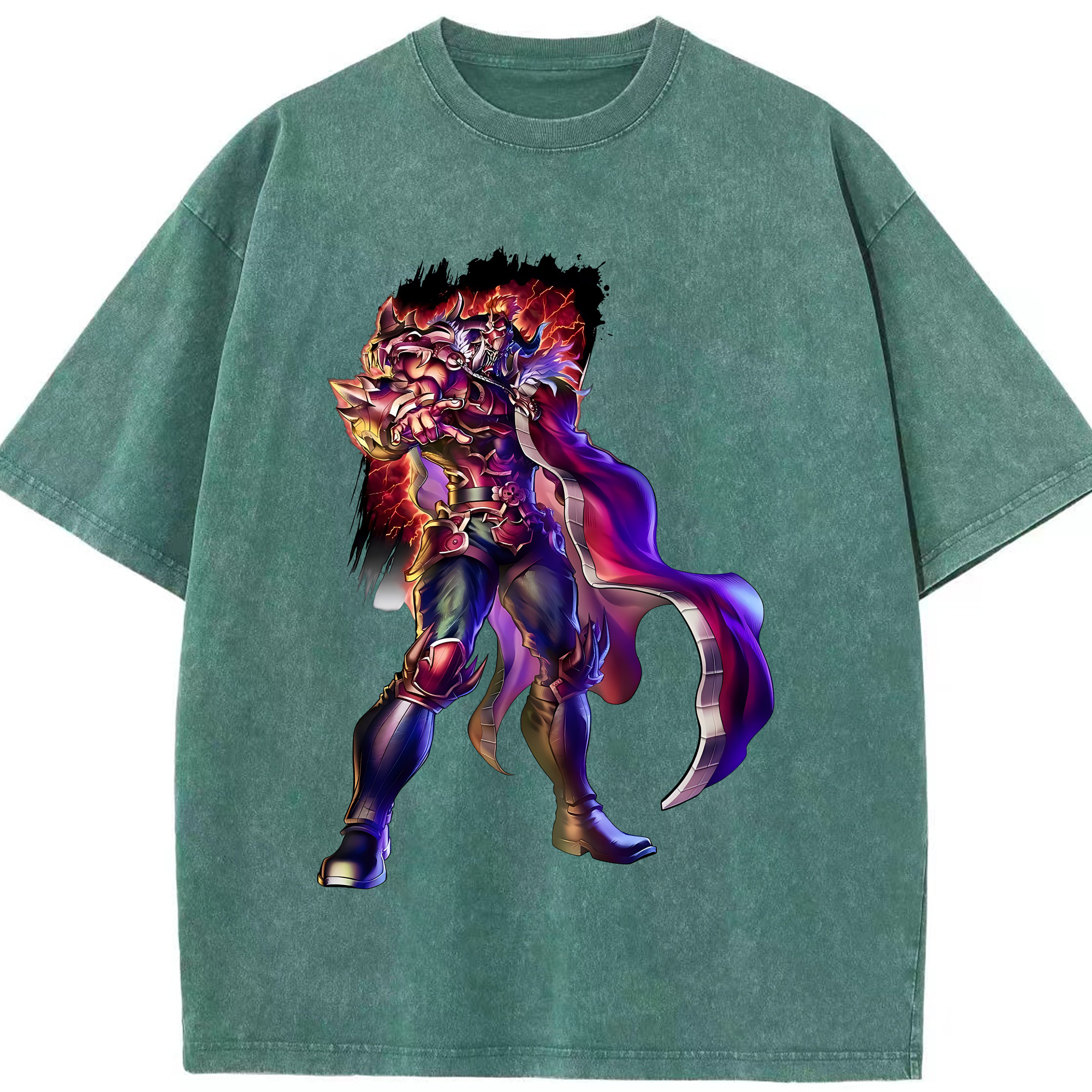 （画像用） 北斗の拳 Fist of the North Star 綿100% ヴィンテージ風 半袖Tシャツ（フロントプリント）